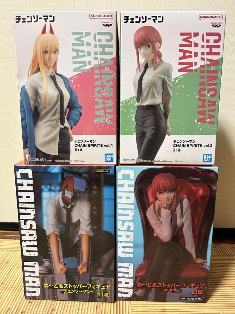 チェンソーマン　フィギュア　4種セット　マキマ　パワー Amazon | チェンソーマン、マキマ、パワー フィギュア 4点セット
